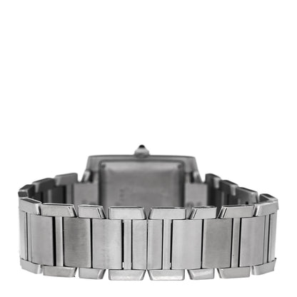 Cartier Stainless Steel 28mm Tank Francaise Automatic Watch 3 of 4