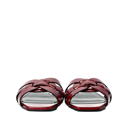 Saint Laurent Patent Tribute 05 Slide Sandals 36.5 Red 3 of 9