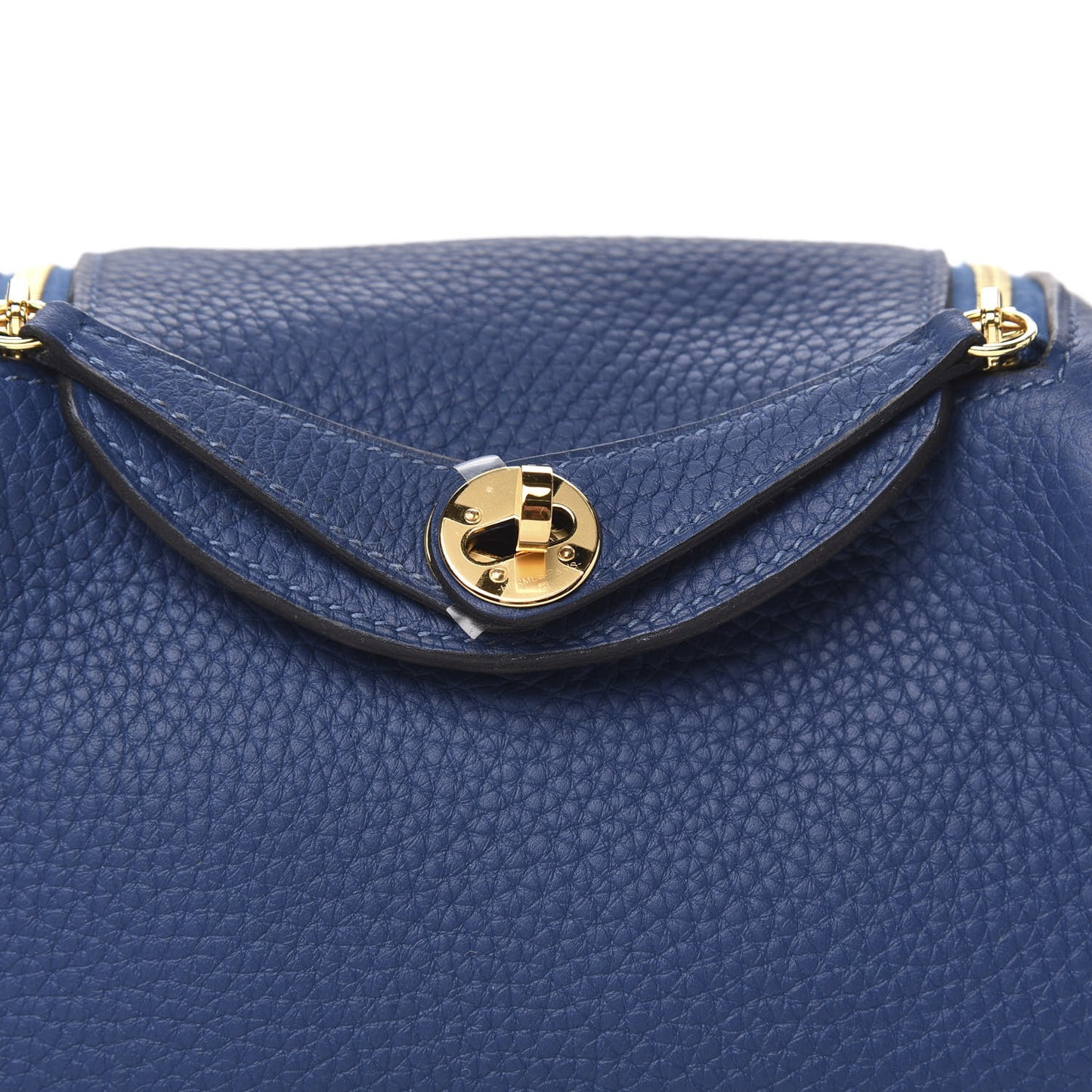 Taurillon Clemence Mini Lindy 20 Deep Bleu