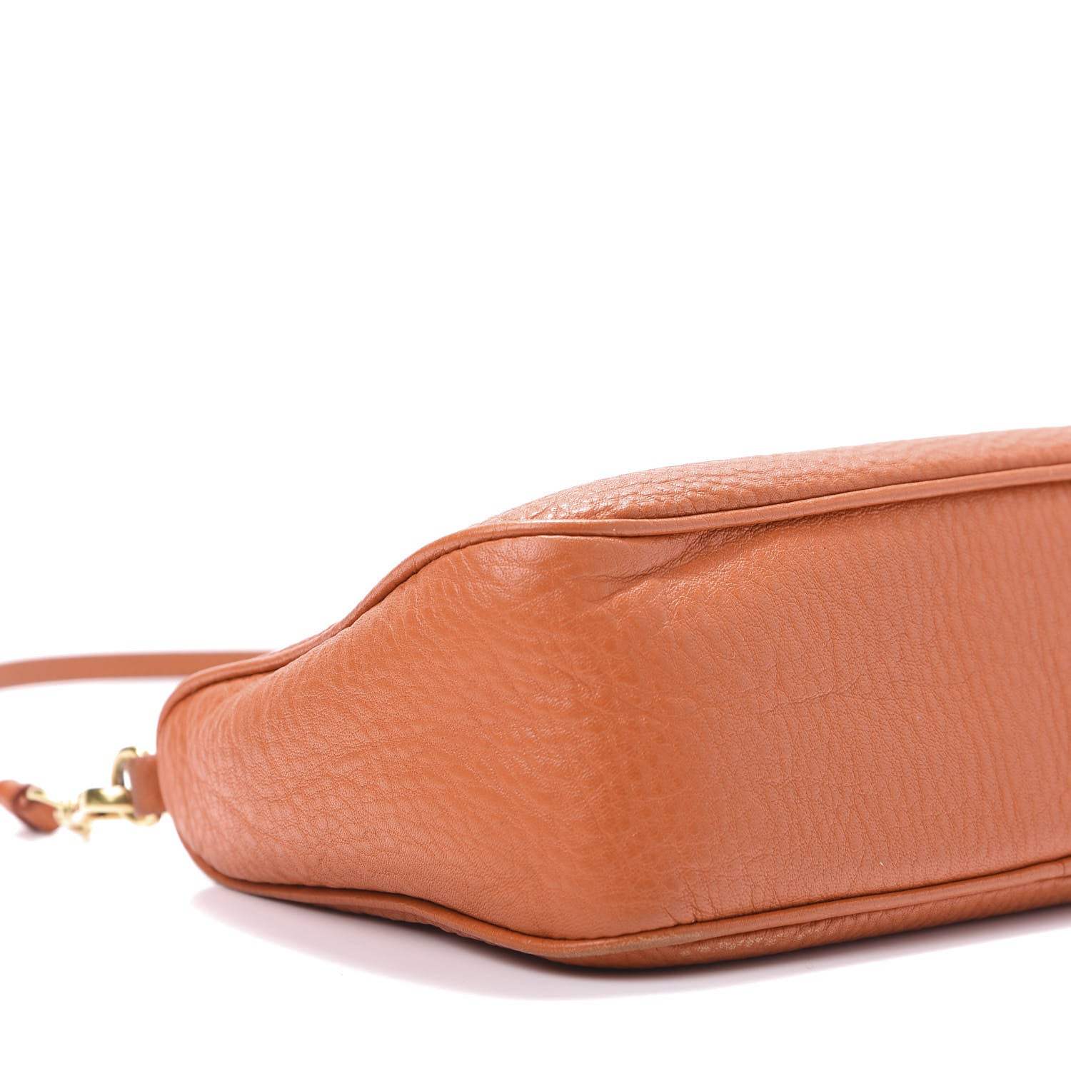 Prada Vitello Daino Shoulder Bag Papaya 8 of 10