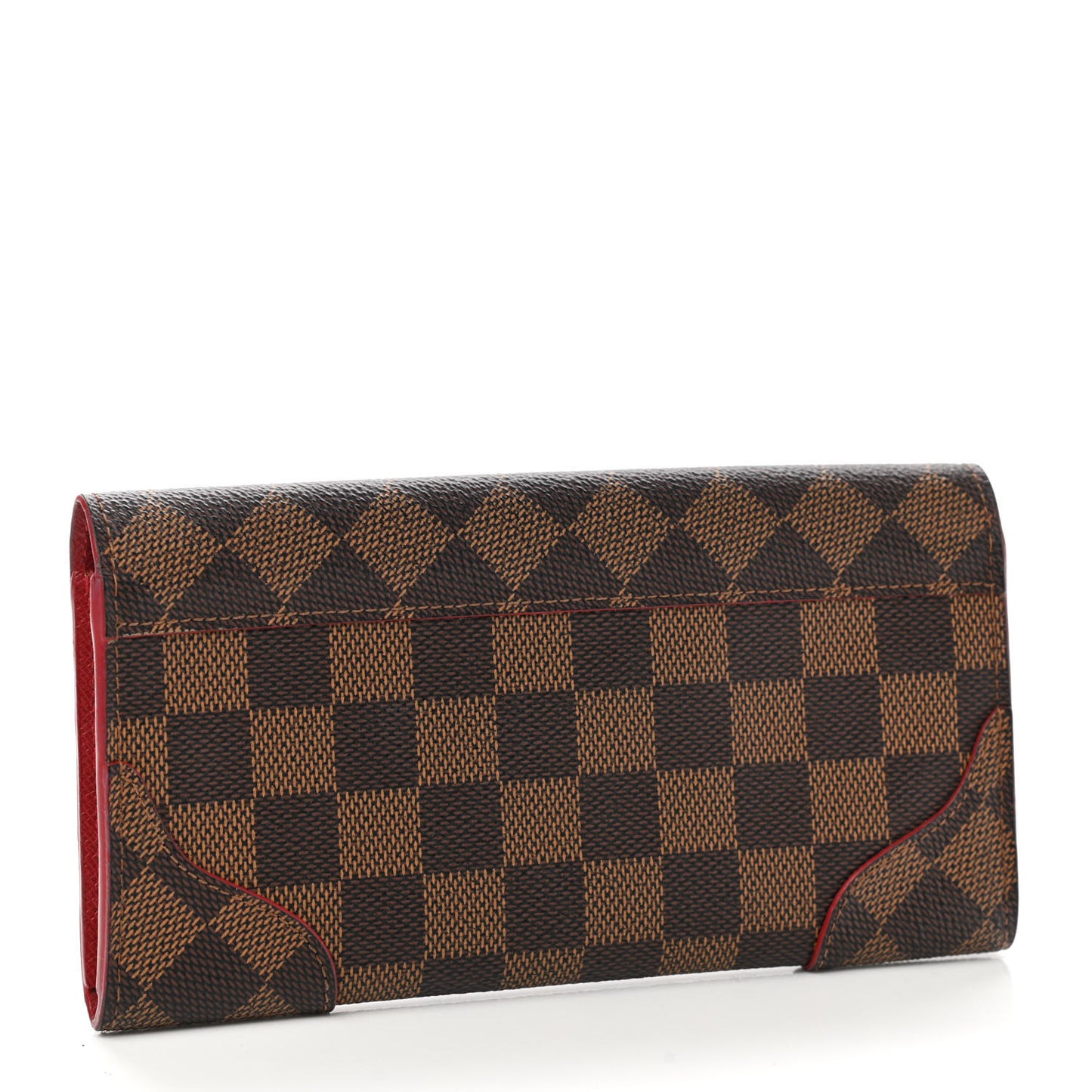 Damier Ebene Caissa Wallet Cherry
