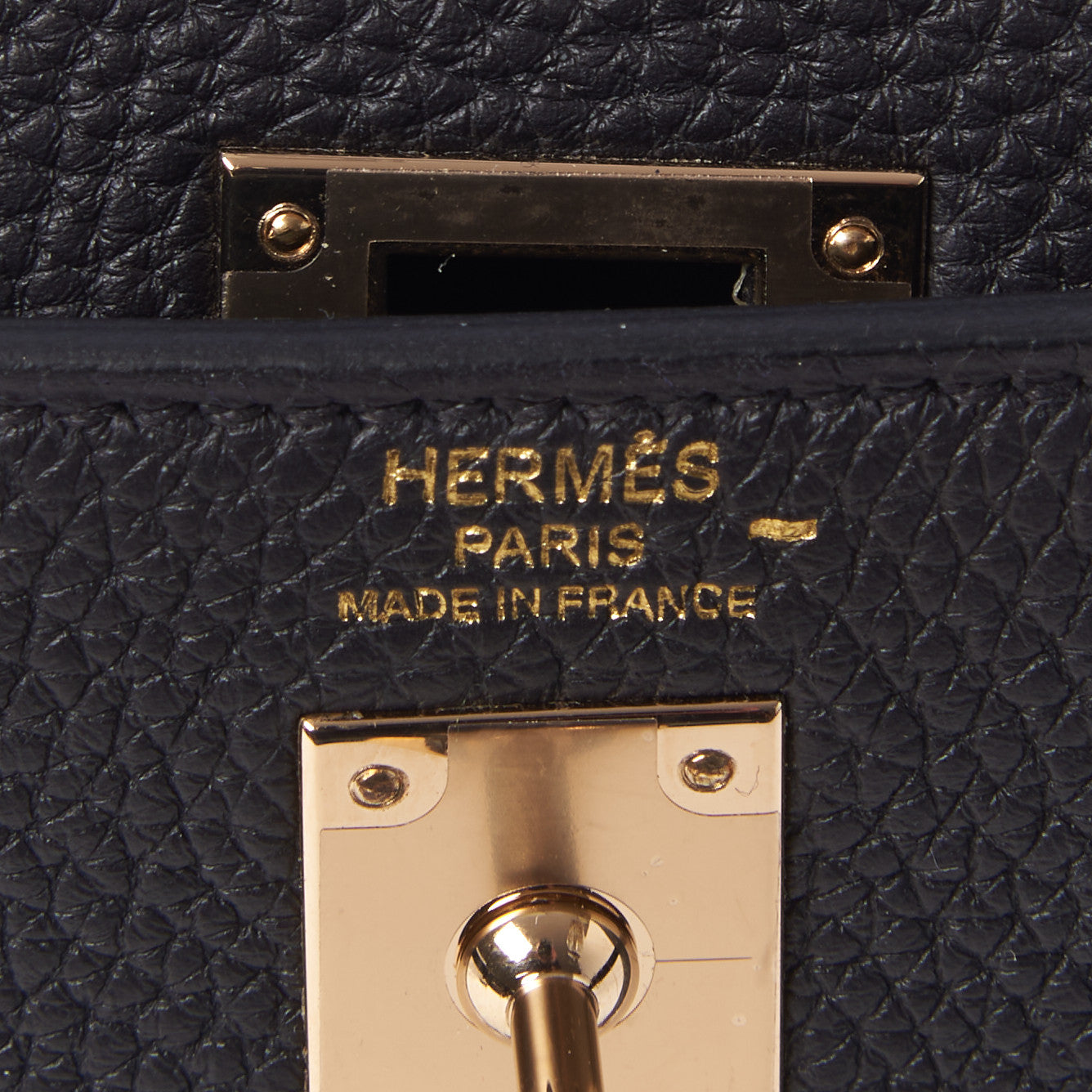 Hermes Togo Lizard Kelly Retourne Touch 25 Black 26 of 34
