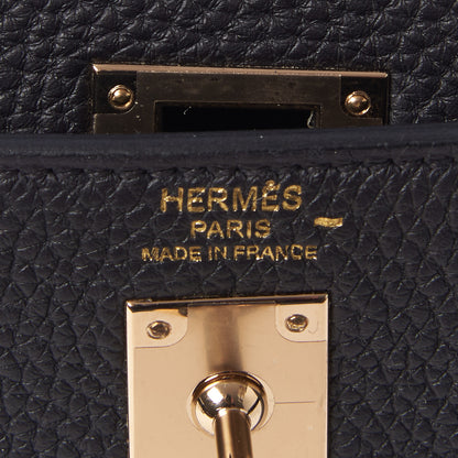 Hermes Togo Lizard Kelly Retourne Touch 25 Black 26 of 34