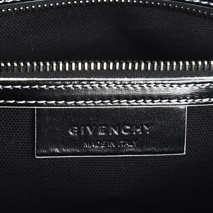 Givenchy Calfskin Contrast Topstitch Small Antigona Black White 7 of 8