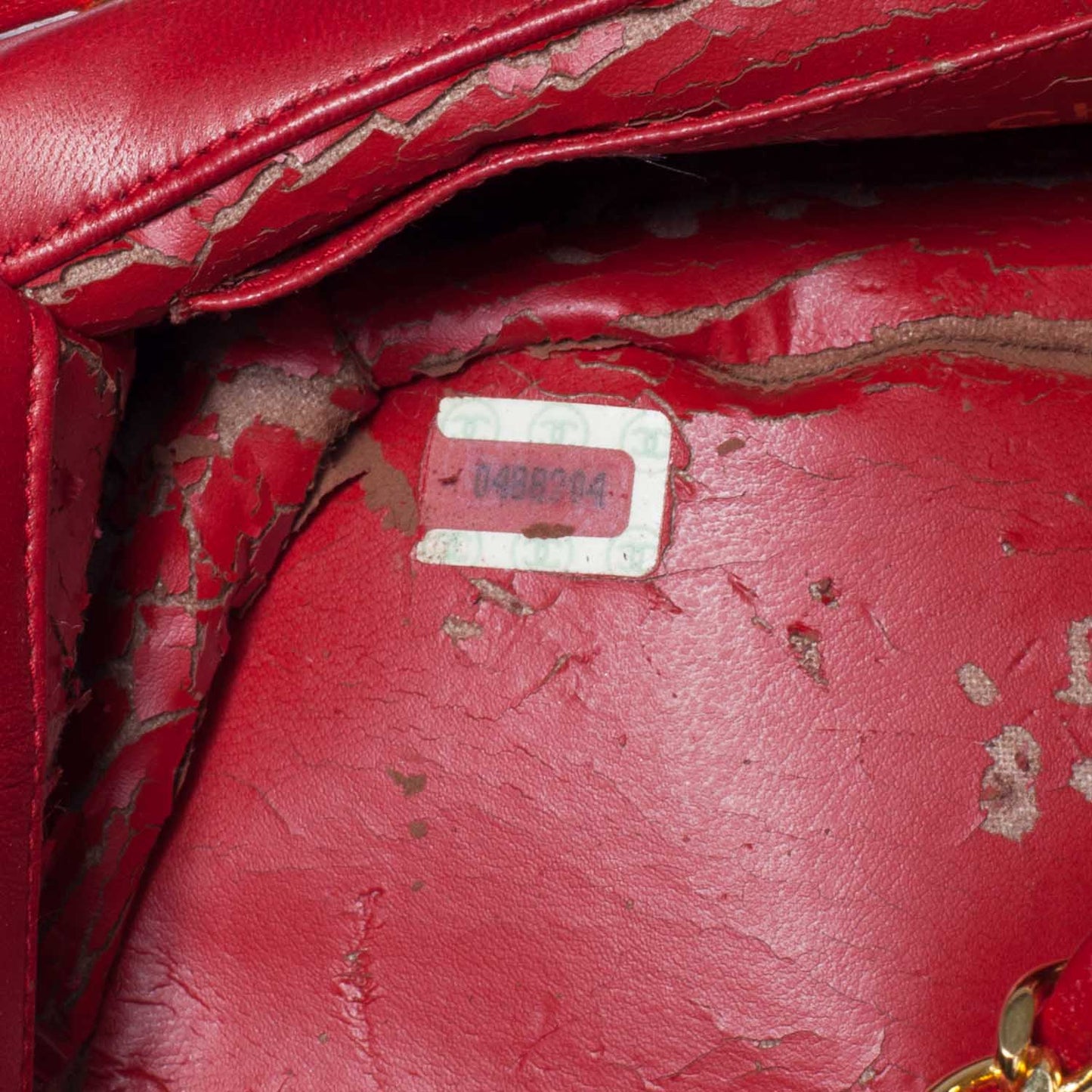 Lambskin Small Flap Red