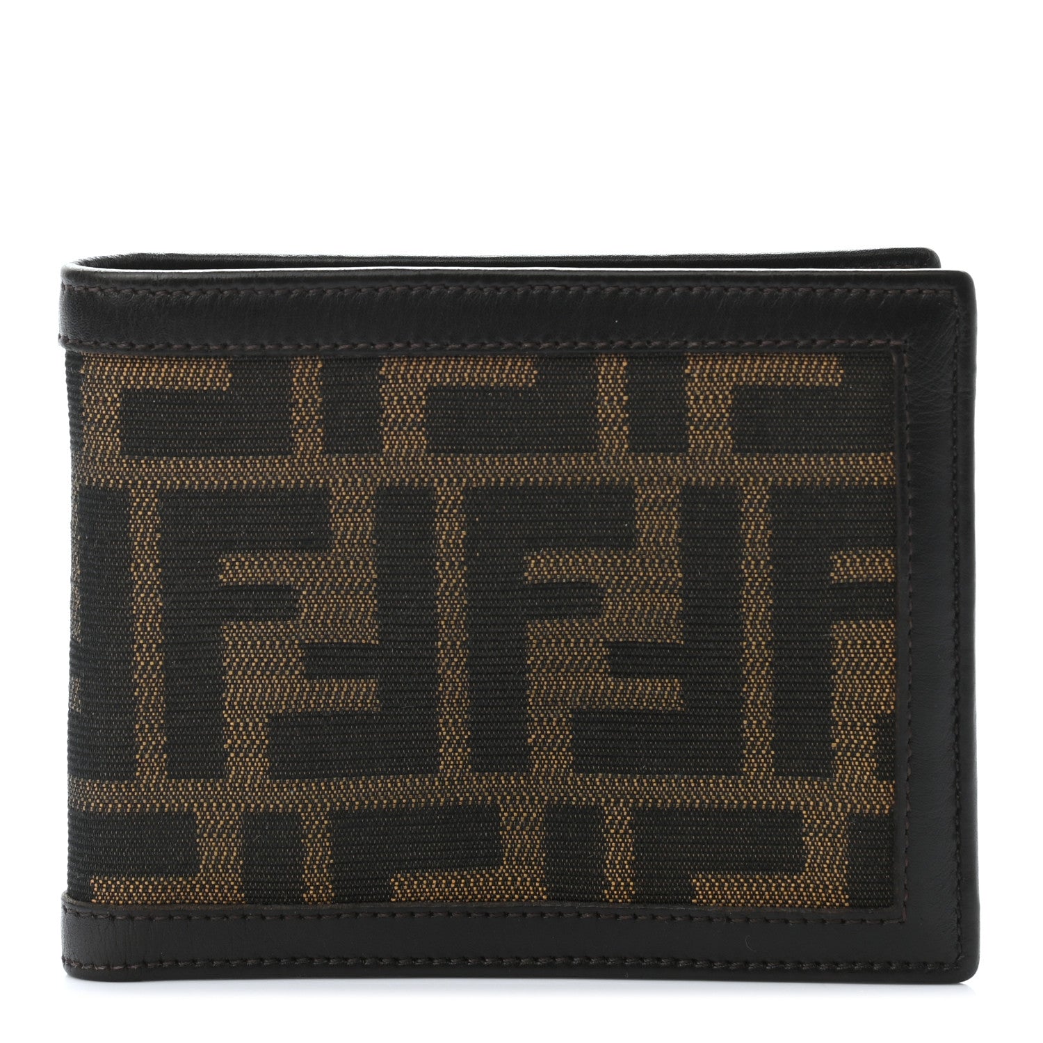 Fendi Zucca Bi-Fold Wallet Tobacco 1 of 10