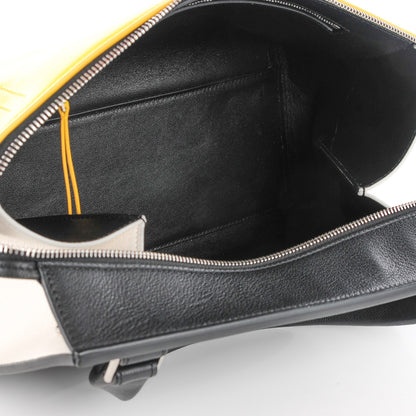 Celine Smooth Calfskin Small Tri-Color Edge Shoulder Bag Yellow 5 of 9