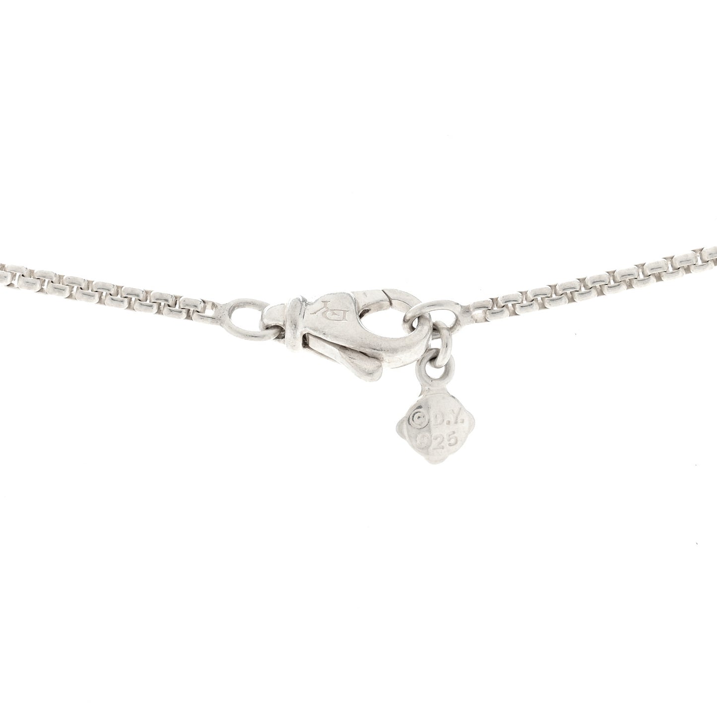 Sterling Silver Diamond Black Onyx 7mm Petite Albion Necklace