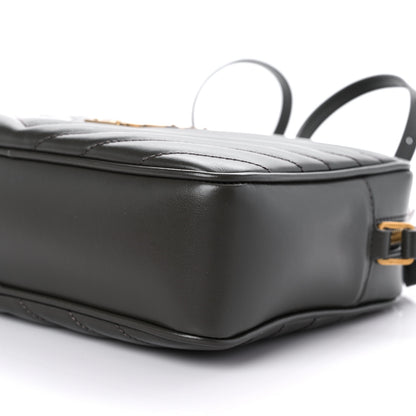Saint Laurent Calfskin Matelasse Monogram Lou Camera Bag Pebble 9 of 9