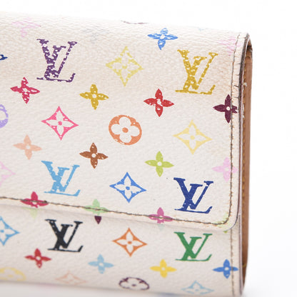 Louis Vuitton Monogram Multicolor Sarah Wallet White 20 of 21