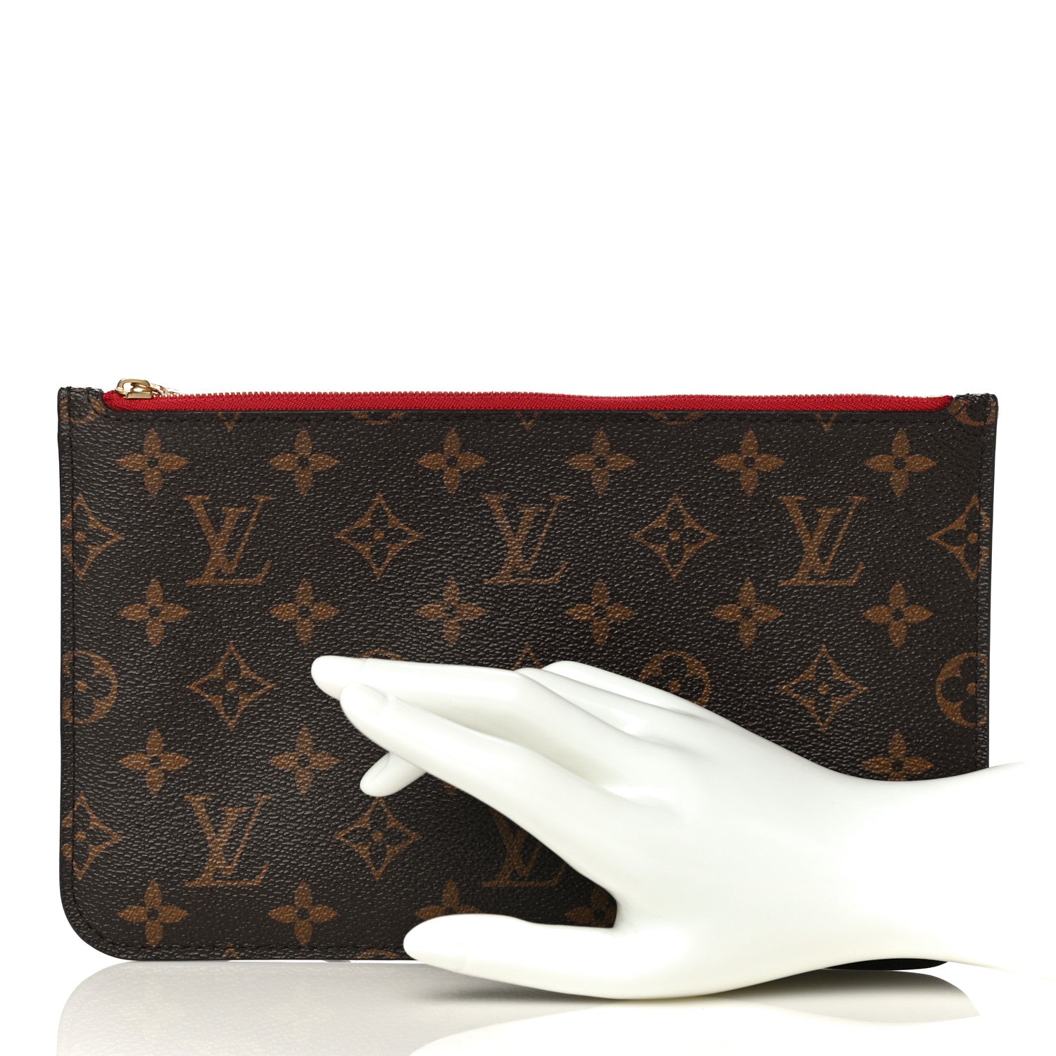 Louis Vuitton Monogram Neverfull MM GM Pochette Cherry 2 of 11
