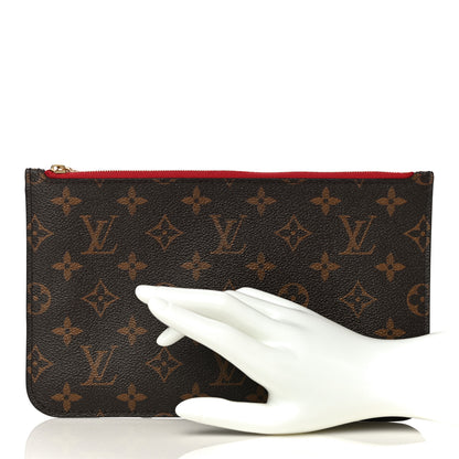 Louis Vuitton Monogram Neverfull MM GM Pochette Cherry 2 of 11