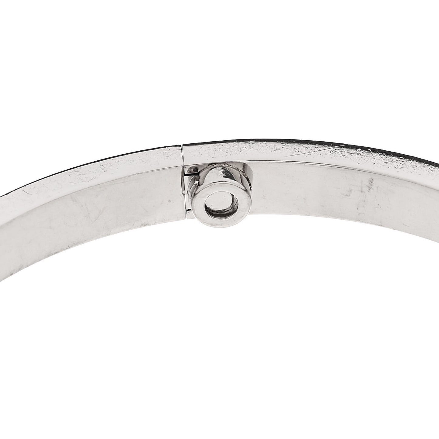 18K White Gold Small LOVE Bracelet 15