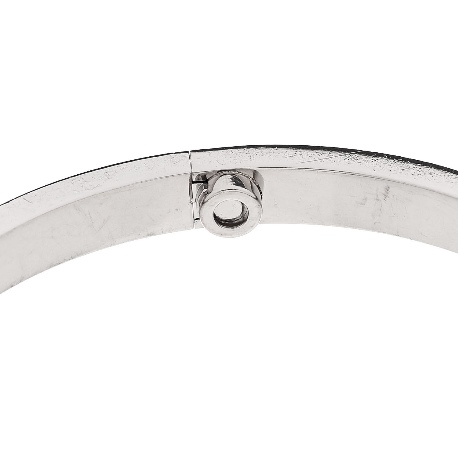 Cartier 18K White Gold Small LOVE Bracelet 15 7 of 8