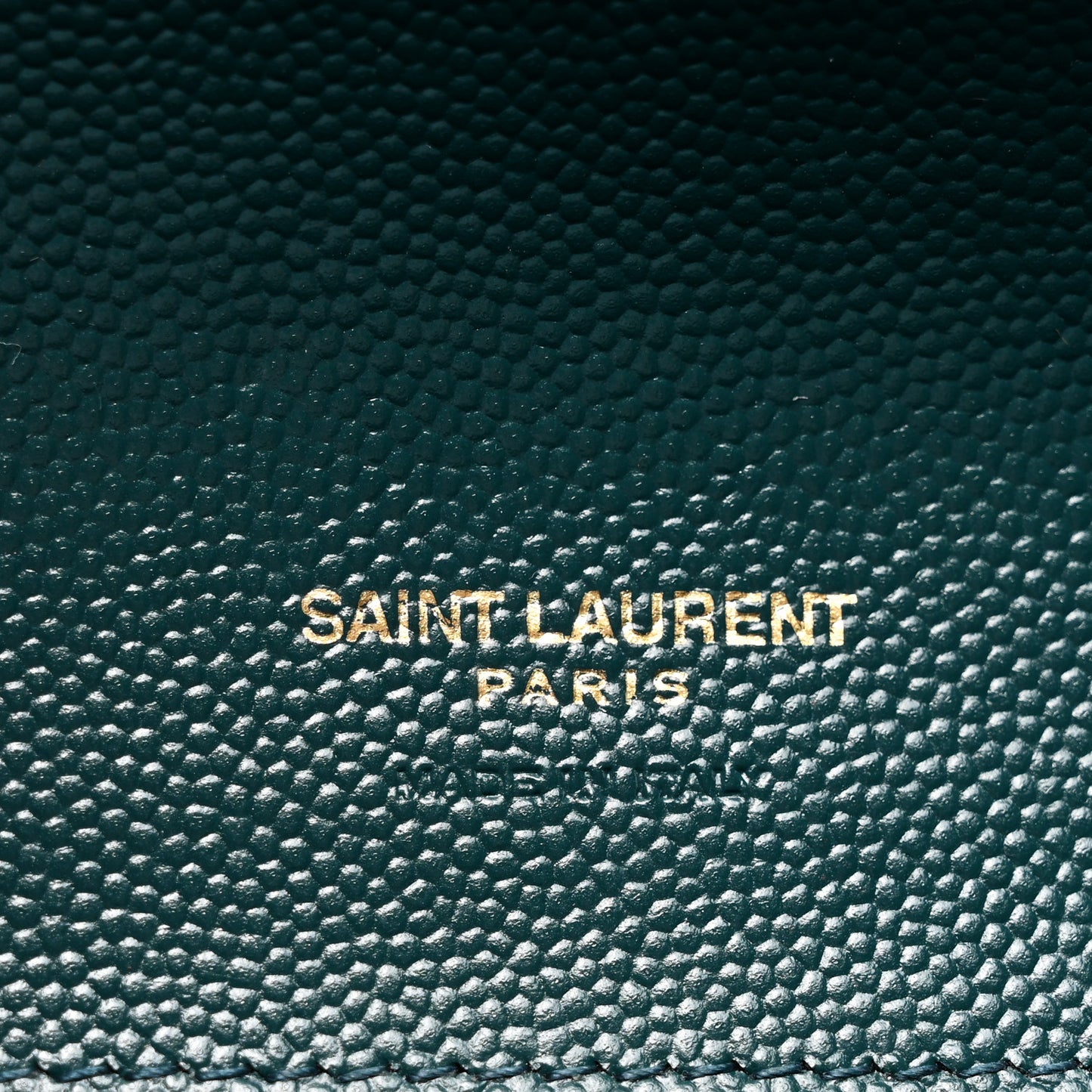 Grain De Poudre Textured Mixed Matelasse Triquilt Monogram Clutch Sea Turquois