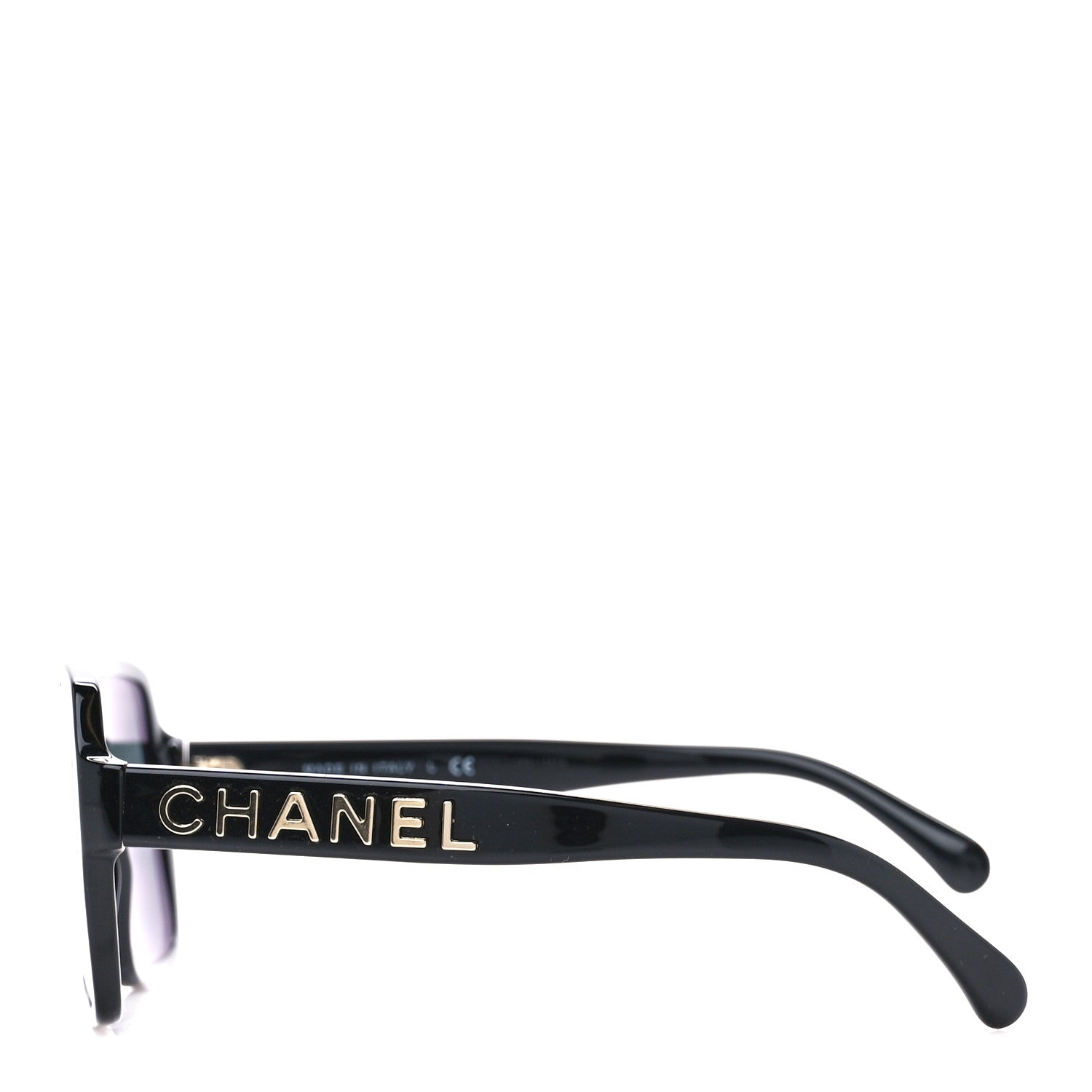 Chanel Acetate Square Sunglasses 5408-A Black 3 of 11