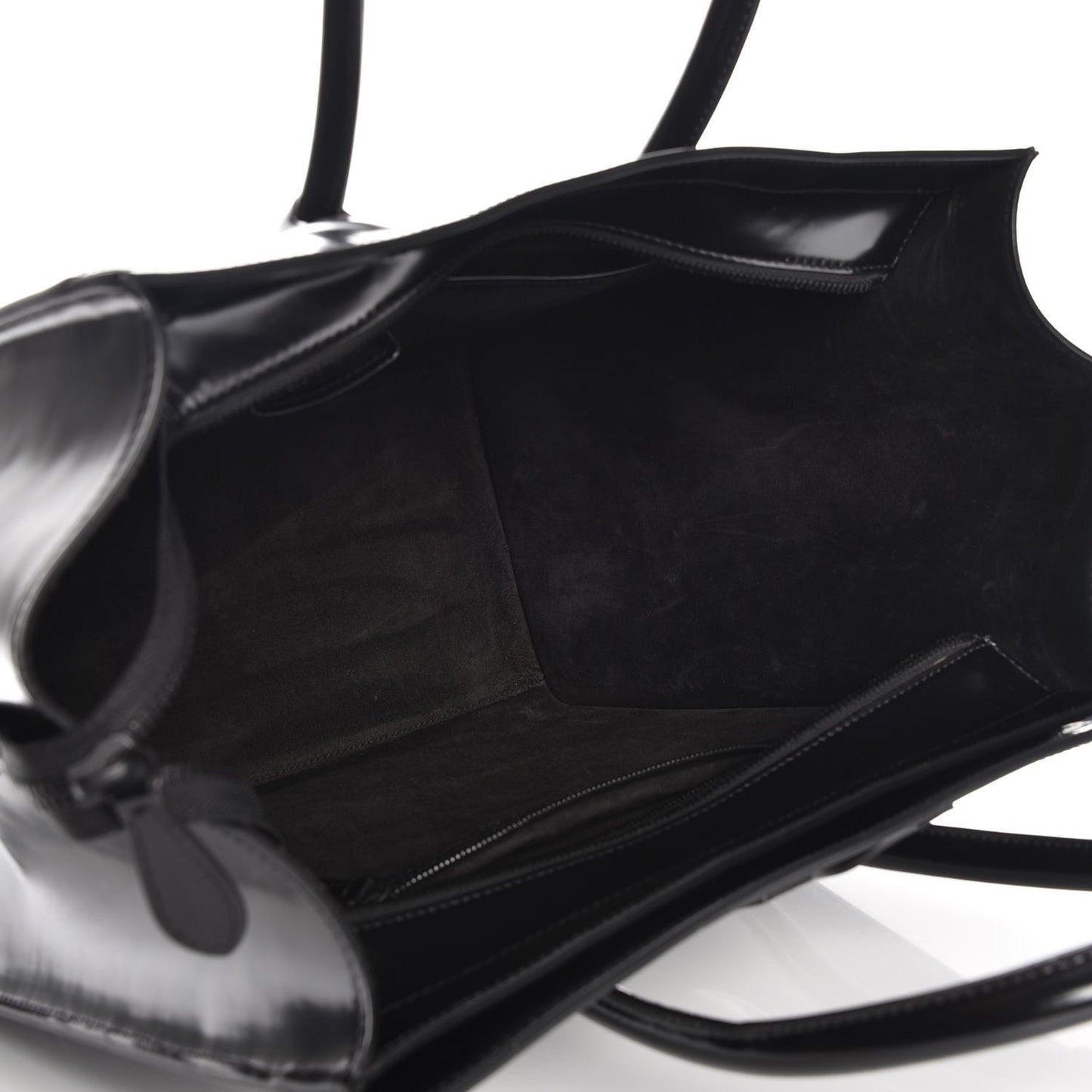 Spazzolato Calfskin Small Luggage Black