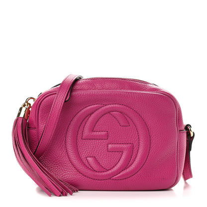 Gucci Cellarius Calfskin Small Soho Disco Bag Bright Bouganville 1 of 15