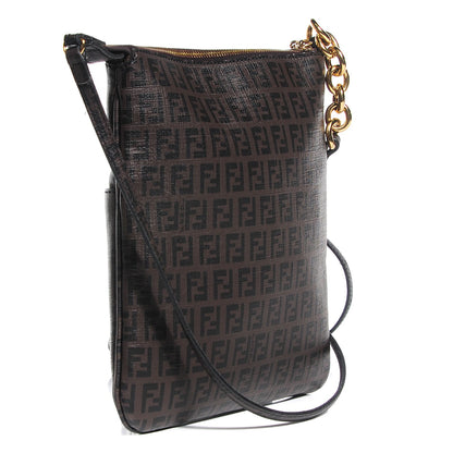 Fendi Zucchino Spalmati Forever Small Crossbody Moro Black 3 of 10