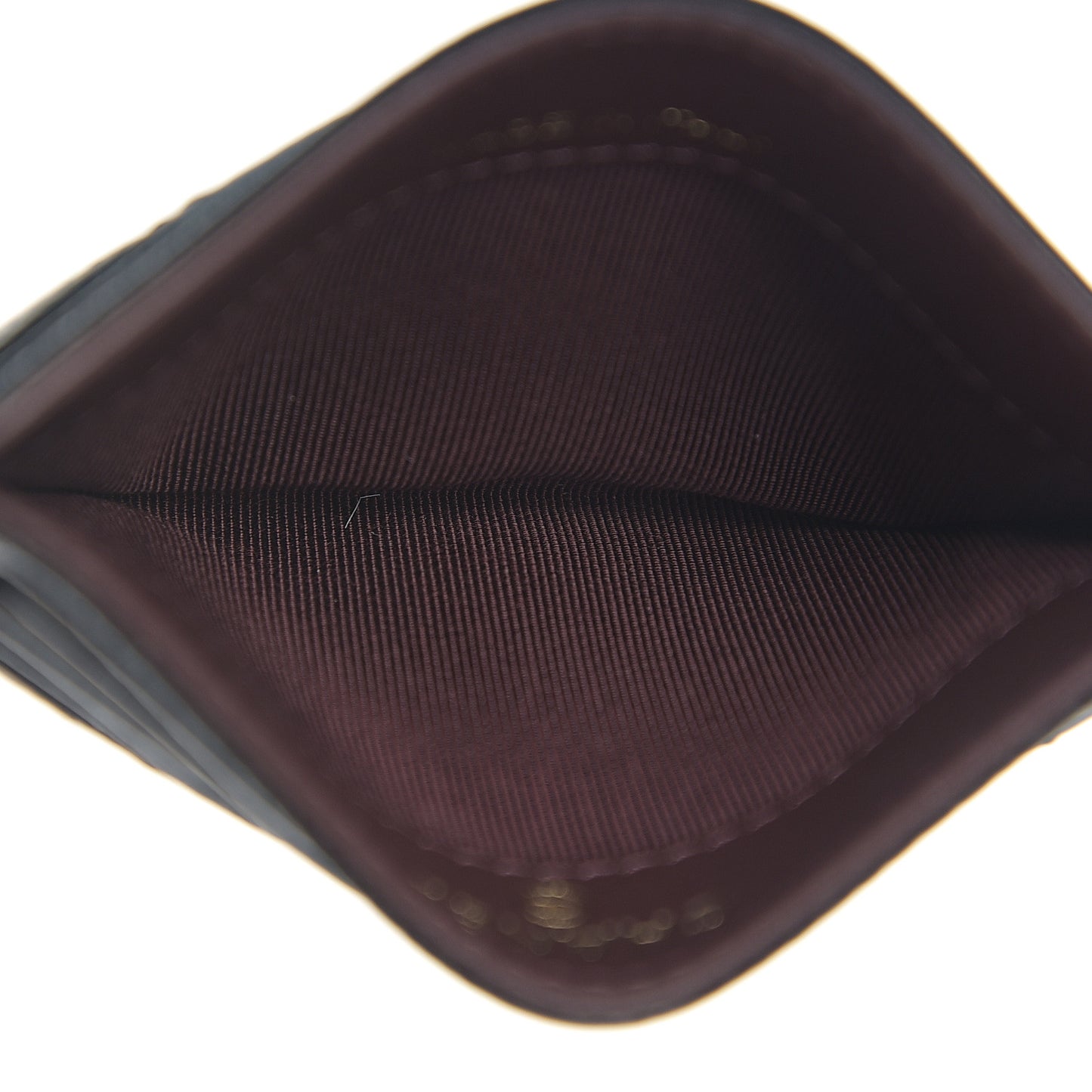 Caviar Quilted Card Holder Black