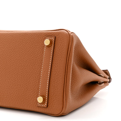 Hermes Togo Birkin 25 Gold 10 of 12