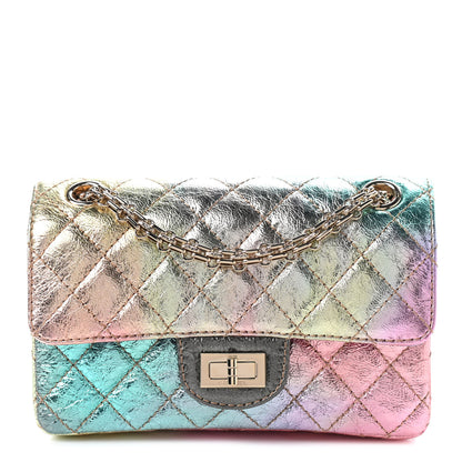 Chanel Metallic Goatskin Quilted Mini 2.55 Reissue Flap Multicolor 1 of 9