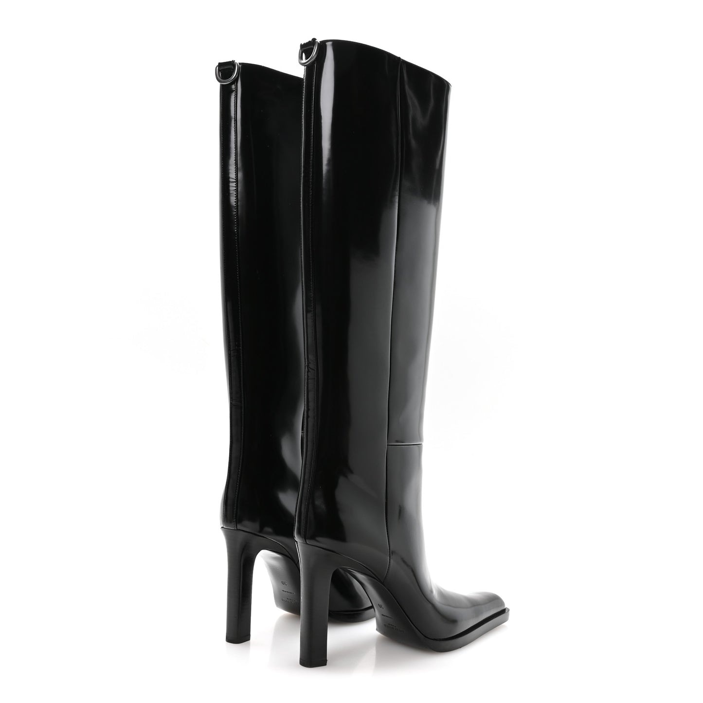Vitello Marilyn Nina 95 Knee High Boots 39 Black