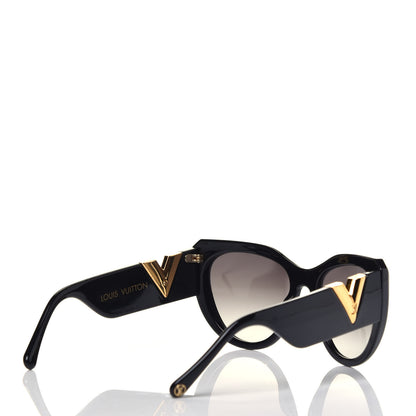 Louis Vuitton Acetate My Fair Lady Sunglasses Z0902W Black 4 of 7