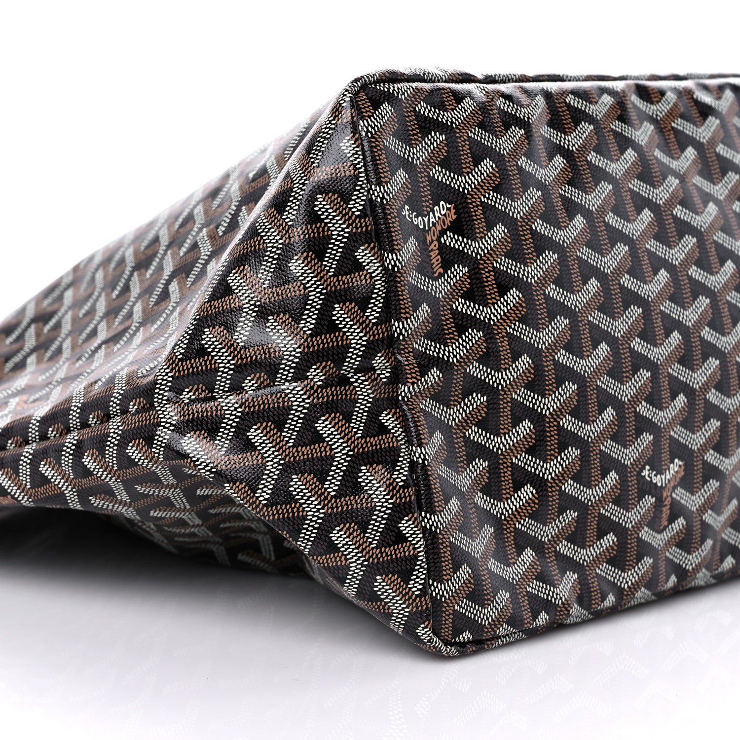 Goyard Goyardine Saint Louis GM Black Gold 8 of 9