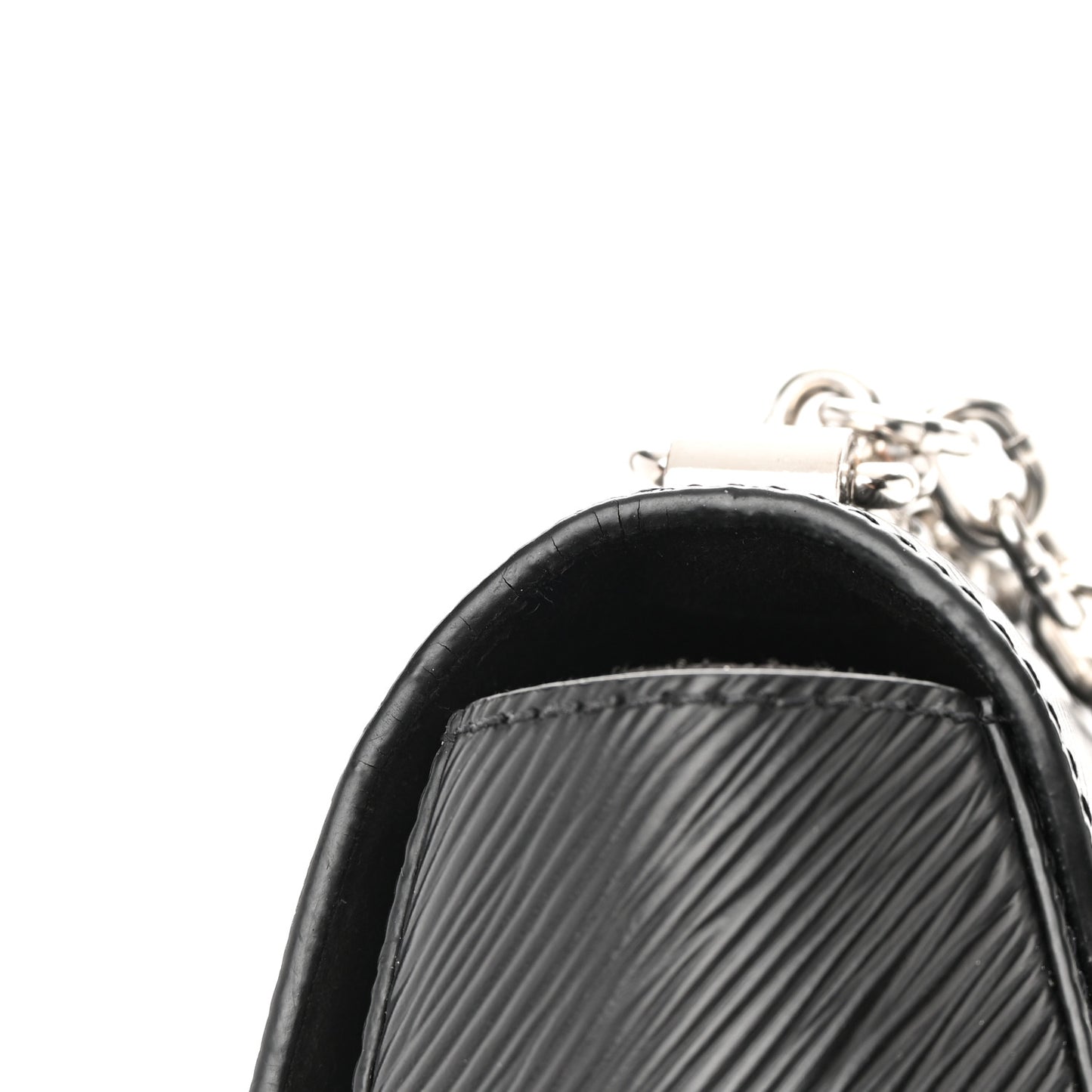 LOUIS VUITTON Epi Twist Shoulder Bag MM Black