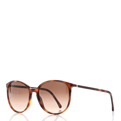 Chanel Acetate Round Sunglasses 5278 Tortoise 1 of 7