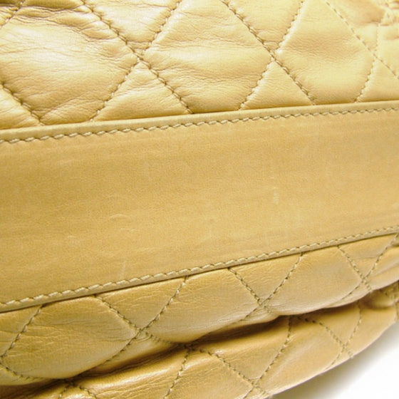 Lambskin Sharpei N/S Shopping Tote Beige