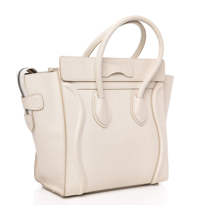Celine Goatskin Micro Luggage White 3 of 14