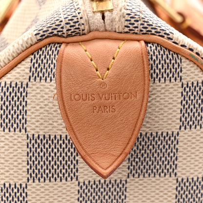 Louis Vuitton Damier Azur Speedy 30 6 of 11