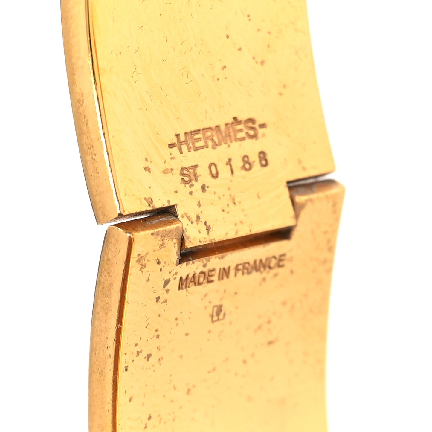 Enamel Wide Clic Clac H Bracelet GM White