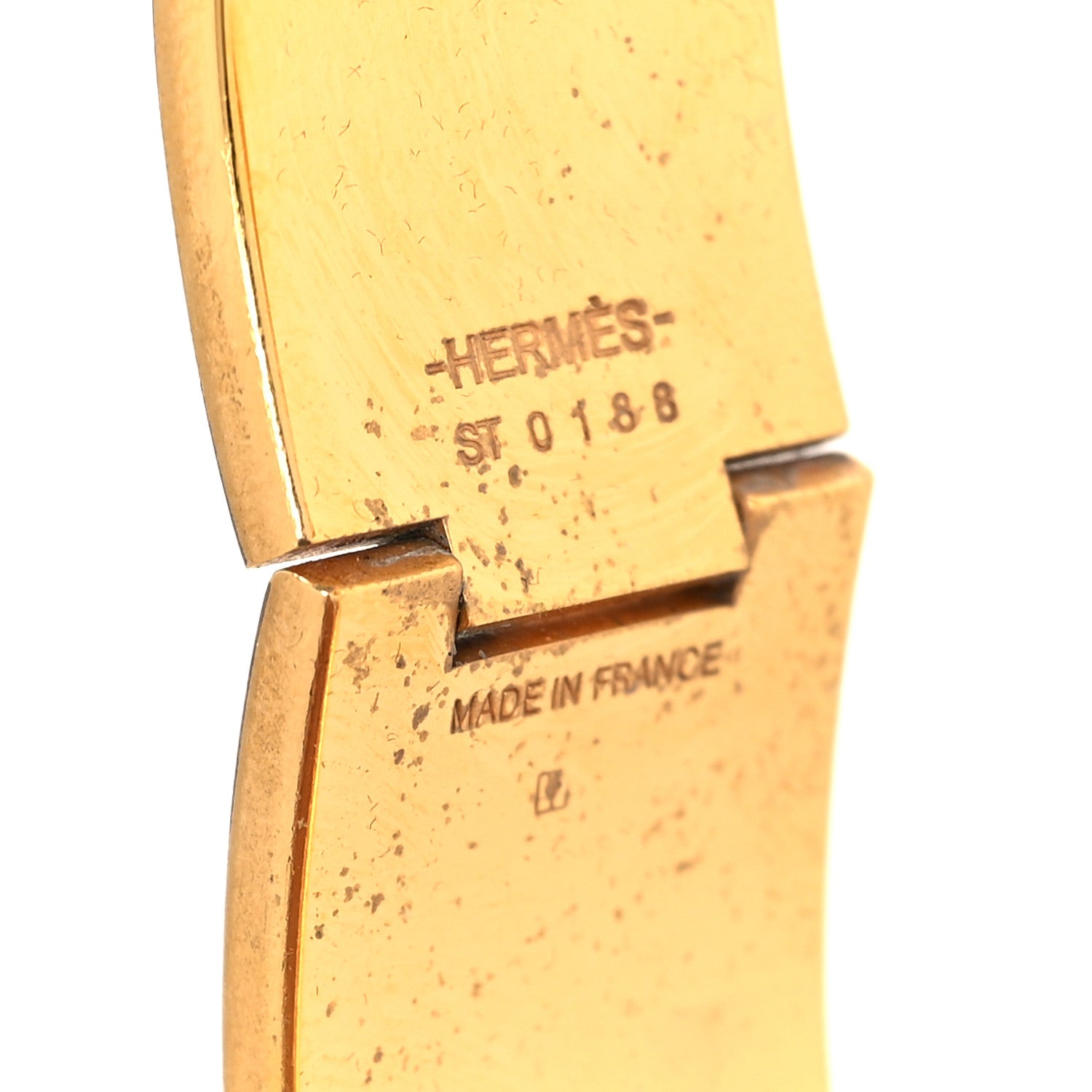 Hermes Enamel Wide Clic Clac H Bracelet GM White 5 of 5
