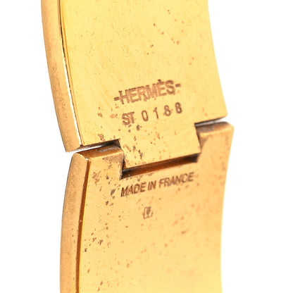 Hermes Enamel Wide Clic Clac H Bracelet GM White 5 of 5