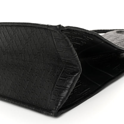 Christian Dior Oblique Calfskin Embossed Large Book Tote Black 10 of 11