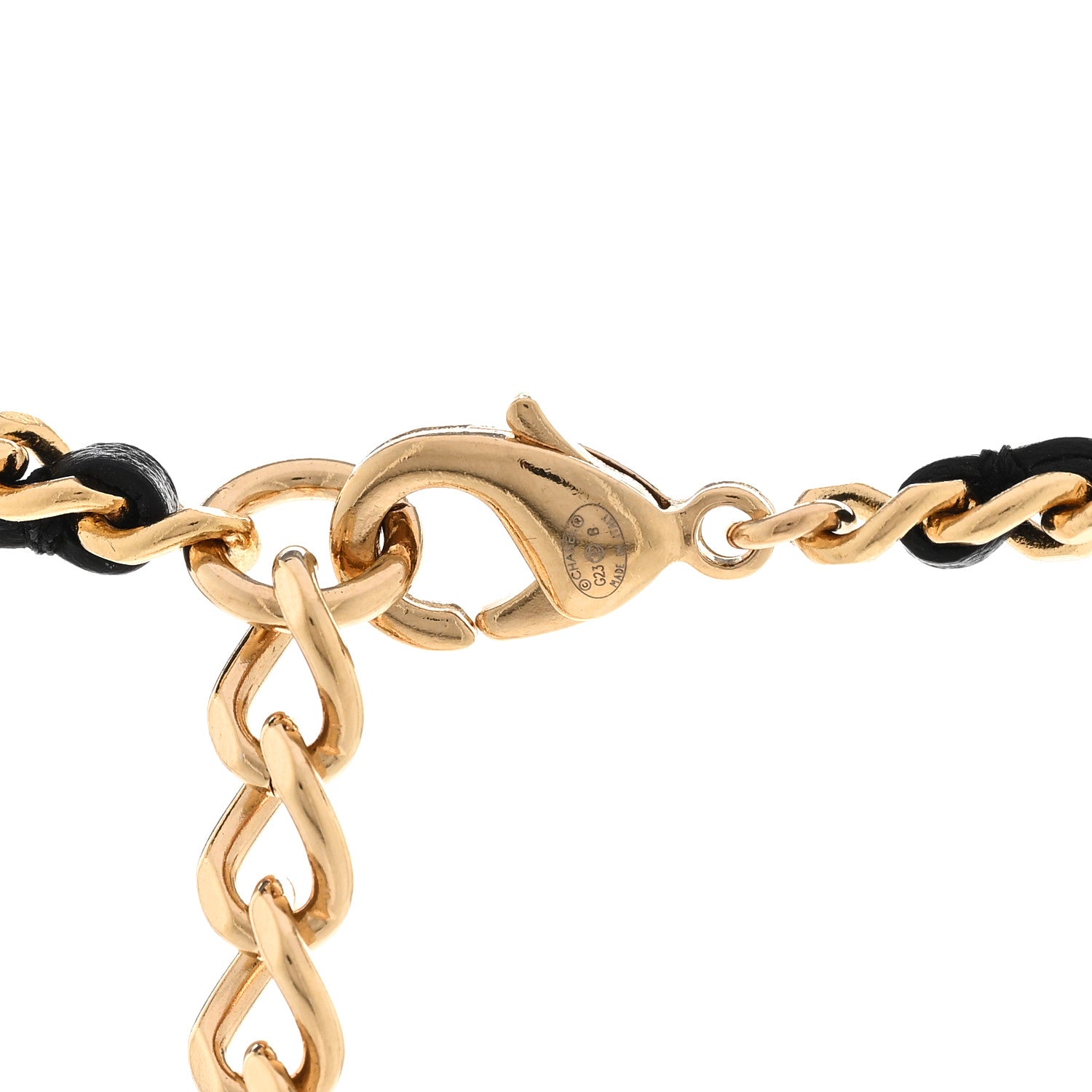 Chanel Lambskin CC Heart Mirror Locket Necklace Gold 5 of 6