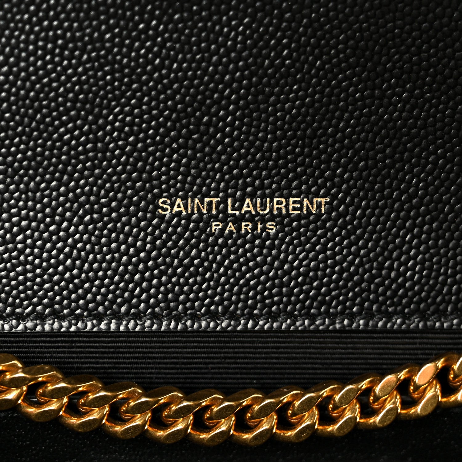 Saint Laurent Grain De Poudre Medium Classic Monogram Kate Satchel Black 6 of 11