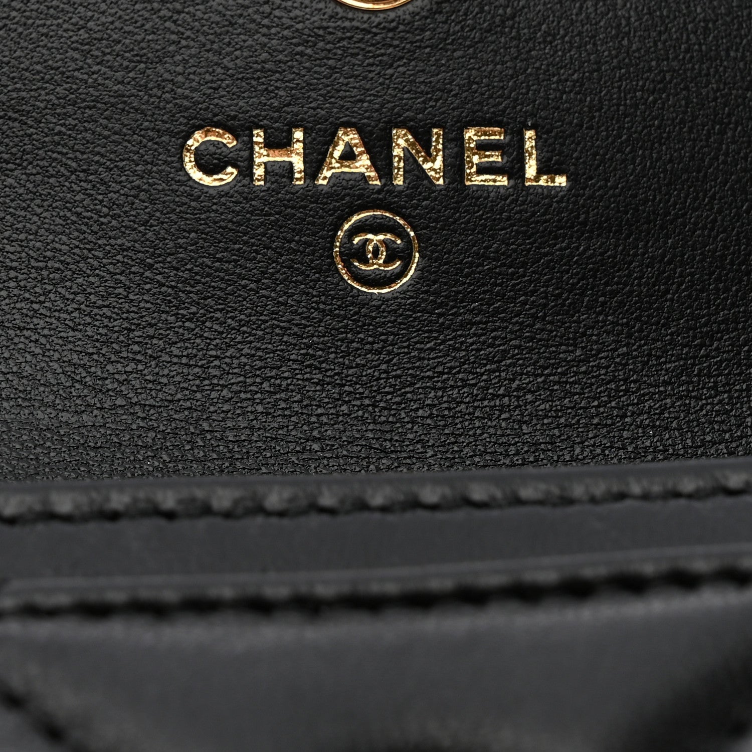Chanel Lambskin Quilted Chanel 19 Flap Card Holder Black 6 of 16
