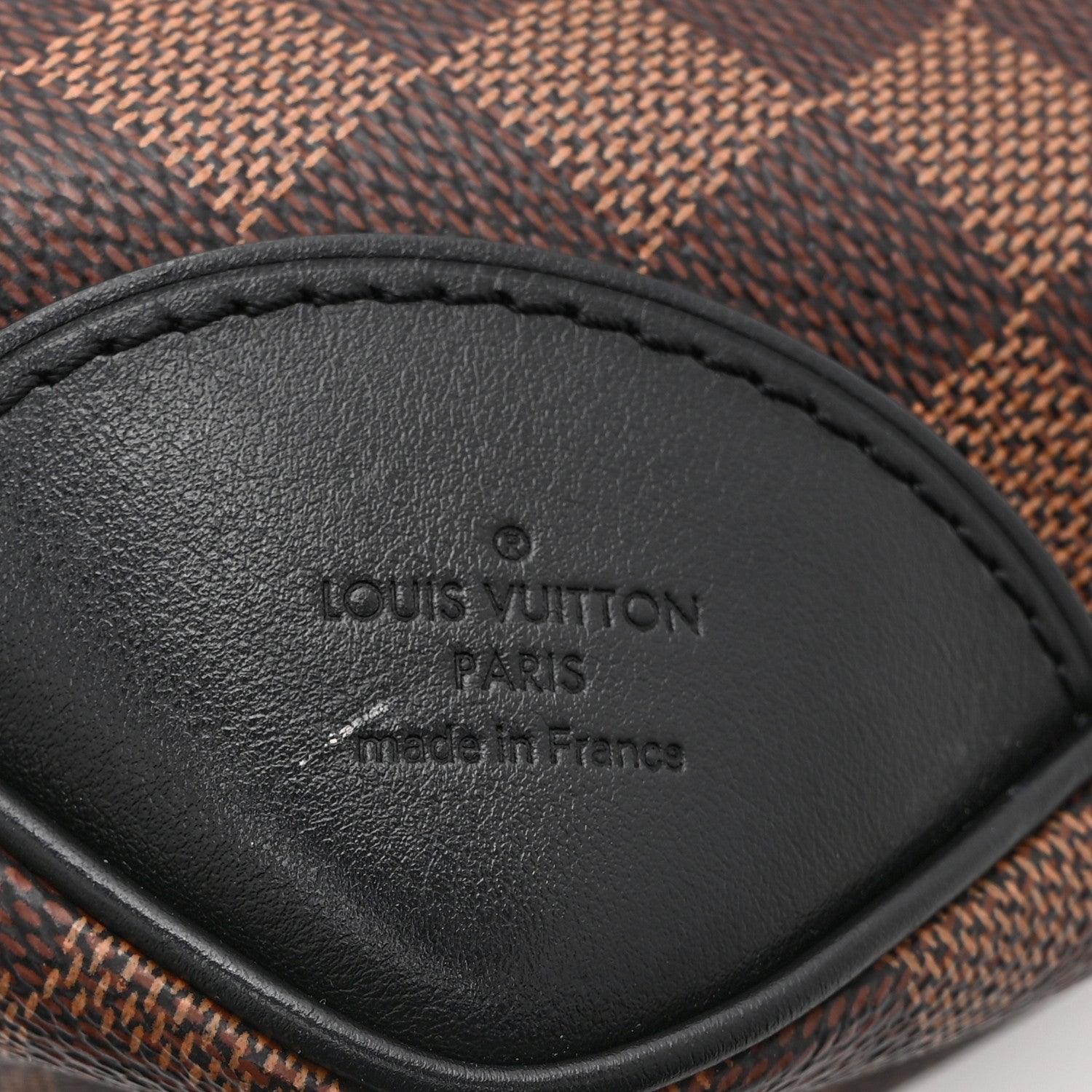 Louis Vuitton Damier Ebene Odeon MM Black 6 of 9