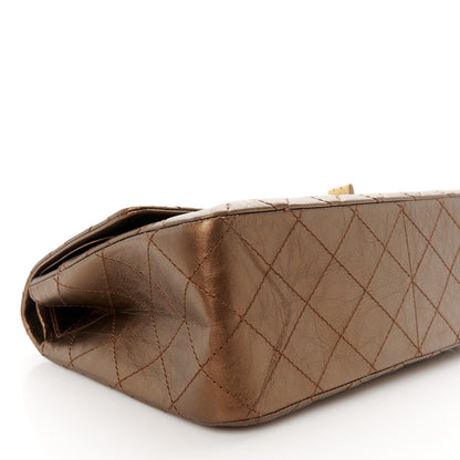 Chanel Metallic Aged Calfskin Quilted 2.55 Reissue 226 Flap Bronze 9 of 10