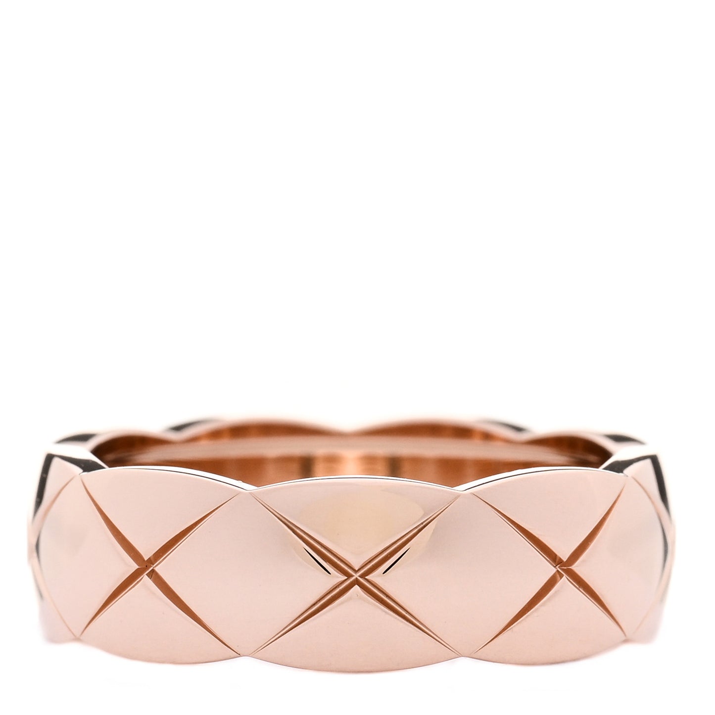 18K Beige Gold Small Coco Crush Ring 58 8.5