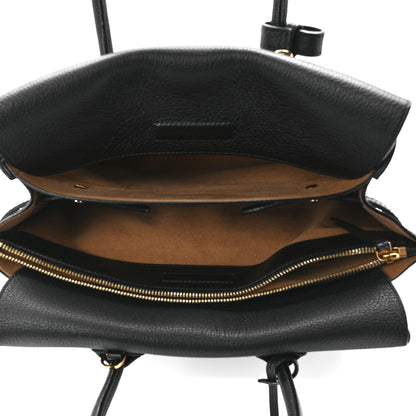 MCM Grained Calfskin Medium Milla Tote Black 5 of 13