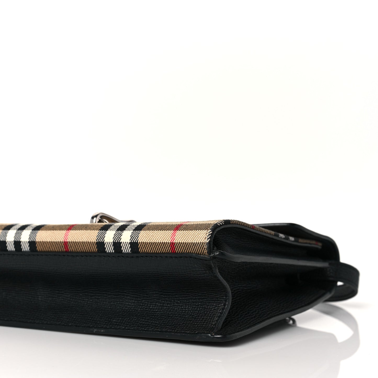 Derby Calfskin Vintage Check Small Macken Crossbody Bag Black