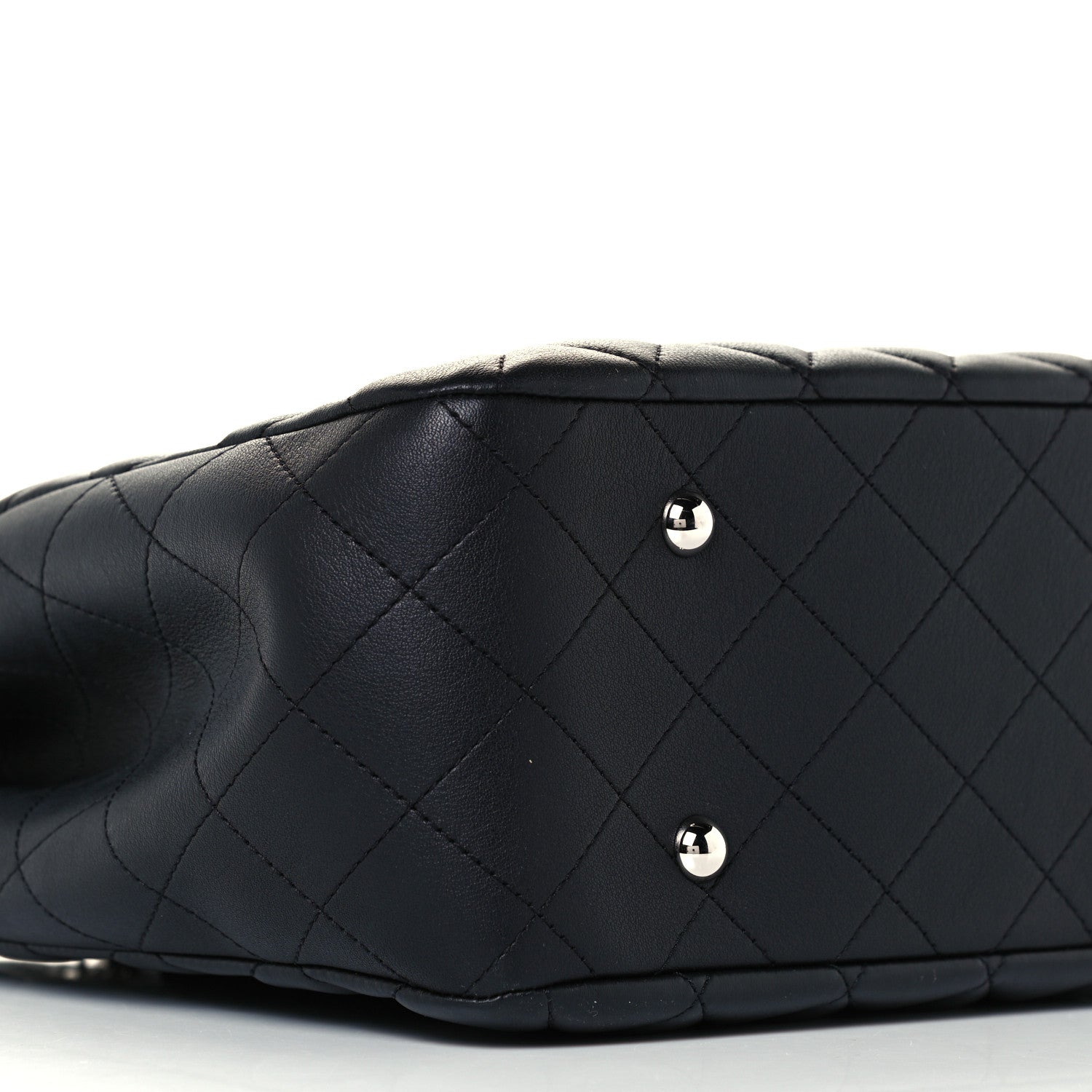 Chanel Calfskin Quilted Large Classic Shopping Tote Black 9 of 11