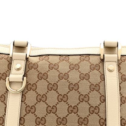 Gucci Monogram Small Abbey Tote Off White 8 of 10