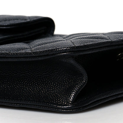 Chanel Caviar Quilted In & Out Chain Wallet Black 11 of 11