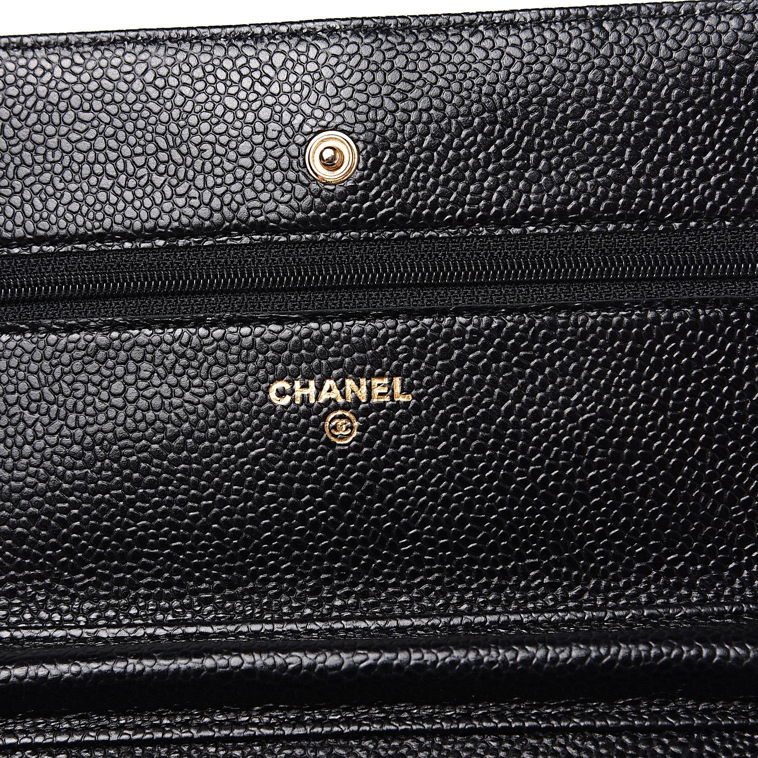 Chanel Caviar Quilted Wallet On Chain WOC Black 5 of 10
